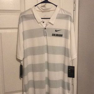 Colorado University Nike Polo XL NWT